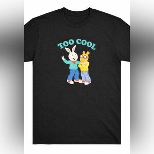 NWT Arthur TV Show Graphic Tee Arthur & Buster “Too Cool” Unisex Large